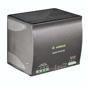 Alimentatore elettrico su guida DIN - wipos - WIELAND ELECTRIC - AC/DC / ad uscita semplice / a commutazione