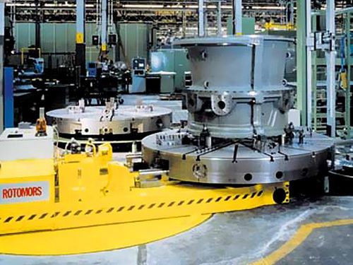 Cambio pallet automatizzato - FMS SHI - ROTOMORS - per centro di lavorazione / con navetta di trasferimento motorizzata indipendente