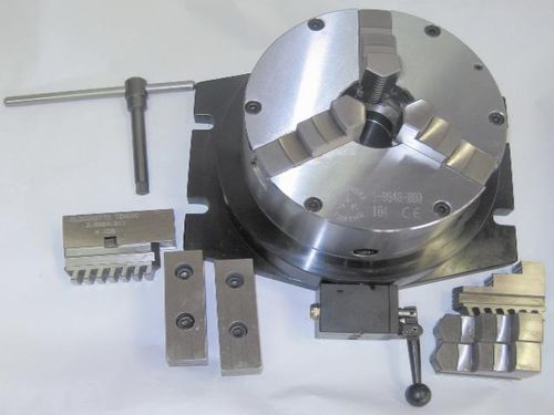 Mandrino di tornitura a serraggio manuale - B-AM AT - ROTOMORS - 3 ganasce / per lavorazione / pneumatico