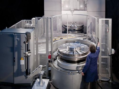 Cambio pallet per centro di lavorazione - VL2-C1250 - ROTOMORS