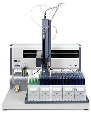 Stazione di manipolazione di liquidi da laboratorio - max. 200 ml/min | GX-271 - Gilson international