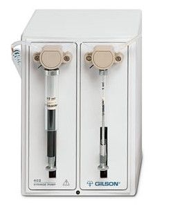 Pompa a siringa - 1 µl - 25 ml | 402 series - Gilson international - per prodotti agroalimentari / con motore passo-passo / industriale
