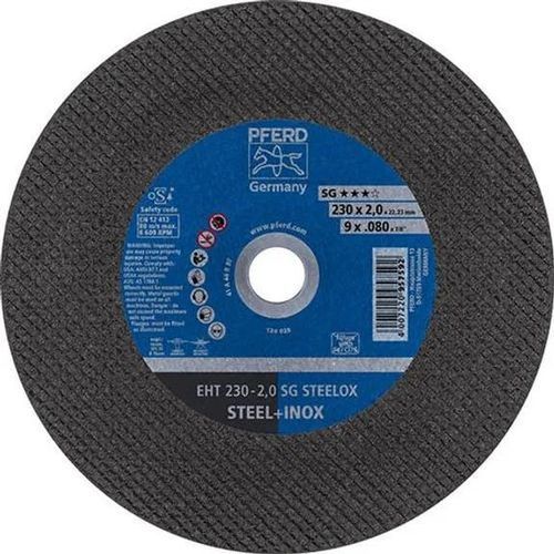Disco da taglio per lamiere - EHT 230-2,0 SG STEELOX - PFERD - per acciaio / per acciaio inossidabile / fine