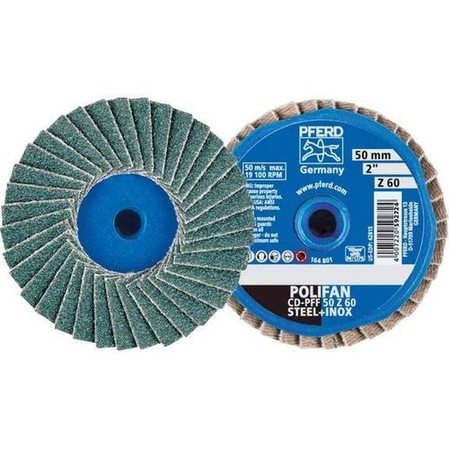 Disco a lamelle per acciaio inossidabile - CD PFF 50 Z 60 - PFERD - in ossido di zirconio / di finitura