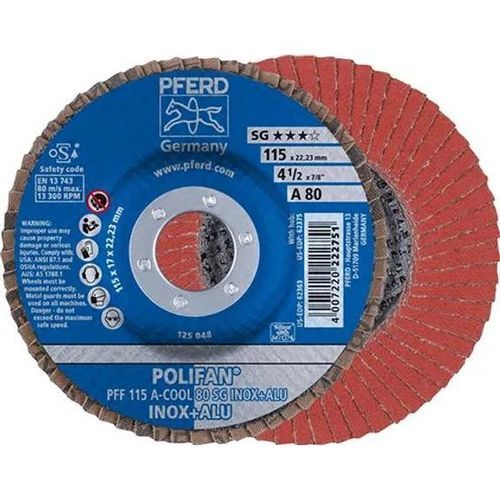 Disco a lamelle - PFF 115 A-COOL 80 SG - PFERD