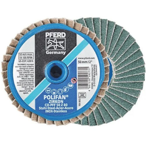 Disco a lamelle di finitura - CD PFF 75 Z 40 - PFERD - in ossido di zirconio