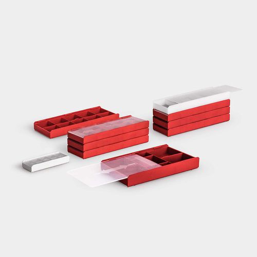 Scatola da imballaggio per inserto - IB-W series - rose plastic - in plastica