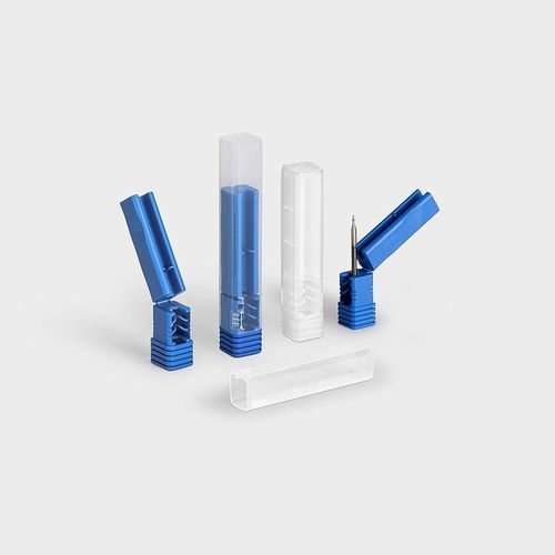 Tubo per imballaggio in plastica - MB 1 series - rose plastic - per punte / per fresa