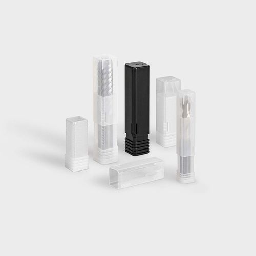 Tubo per imballaggio in plastica - TopPack Conical - rose plastic - per punte / per fresa / per utensili in carbonio