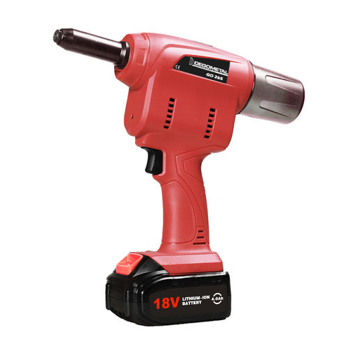 Pinza per rivetti a comando assistito - GO 265 - DEGOMETAL - compatta