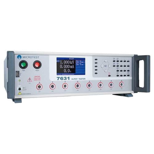 Tester di rigidità dielettrica - 7631 - Microtest Corporation - della resistenza di isolamento / di corrente di fuga / per impianto elettrico
