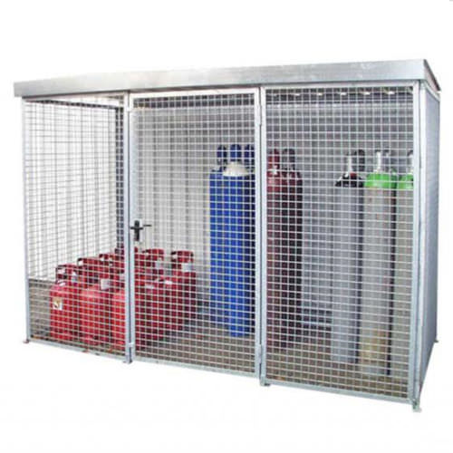 Sistema di stoccaggio di gas - 3 100 x 1 500 x 2 180 mm - Dueperthal Sicherheitstechnik