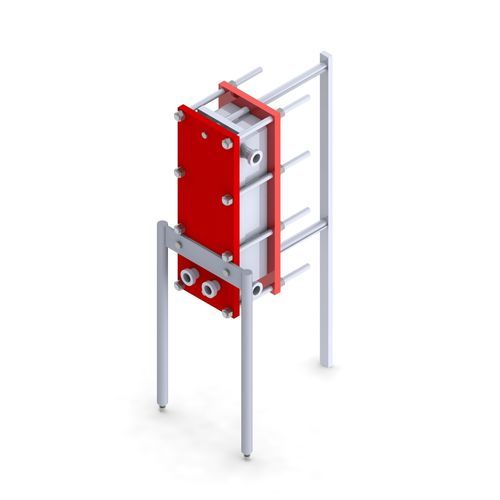 Scambiatore di calore a piastre - FISCHER Maschinen- und Apparatebau GmbH - liquido/liquido / in acciaio inossidabile / compatto