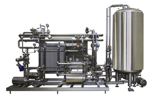 Pastorizzatore a vapore - FISCHER Maschinen- und Apparatebau GmbH - per birra / per scambiatore di calore / automatico