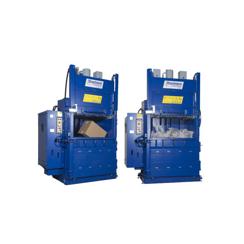 Pressa imballatrice per cartone - PP 1208, PP 1208 Plus70  - Strautmann Umwelttechnik - per carta / verticale / a carico frontale