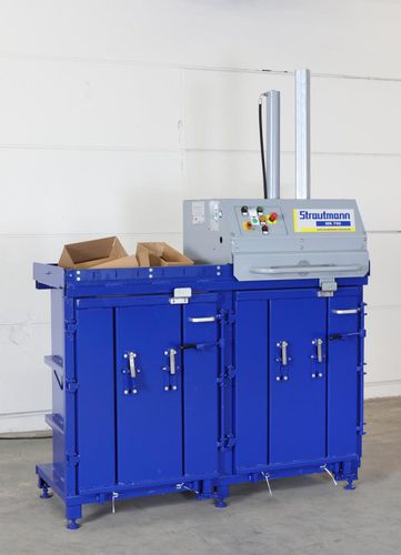 Pressa imballatrice per cartone - MK 700  - Strautmann Umwelttechnik - per film / per lattine / per bottiglie