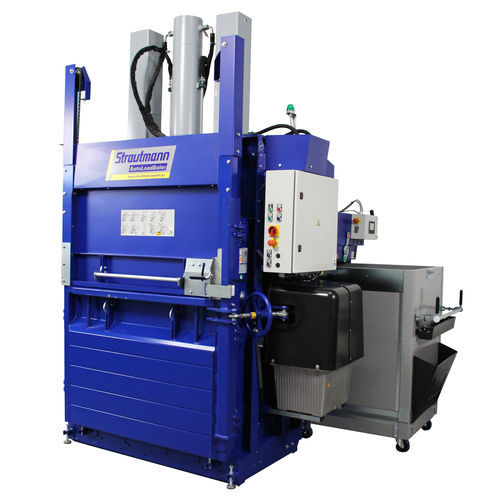 Pressa imballatrice per cartone - AutoLoadBaler  - Strautmann Umwelttechnik - verticale / a carico frontale / a camera singola