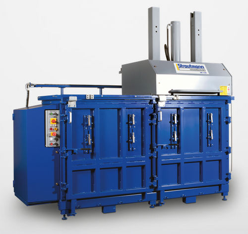 Pressa imballatrice per cartone - MK 1100 - Strautmann Umwelttechnik - per film / per lattine / per bottiglie