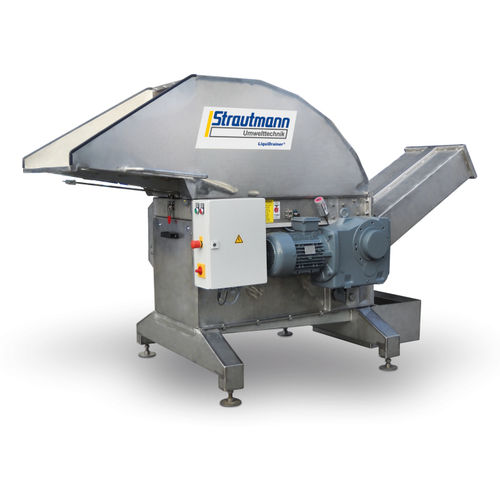 Trituratore monoalbero - LiquiDrainer® - Strautmann Umwelttechnik - per bottiglie PET / compatto