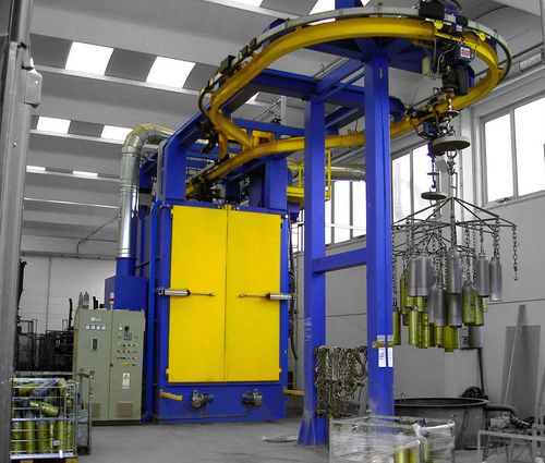 Granigliatrice a trasportatore aereo - BETA - TURBOTECNICA - per metallo