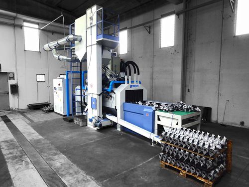 Granigliatrice a nastro - NTOR - TURBOTECNICA - per metallo / continua