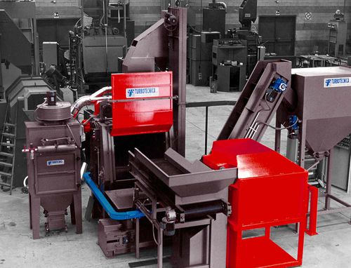 Granigliatrice a nastro - TB G - TURBOTECNICA - per prodotti sfusi / per metallo / continua