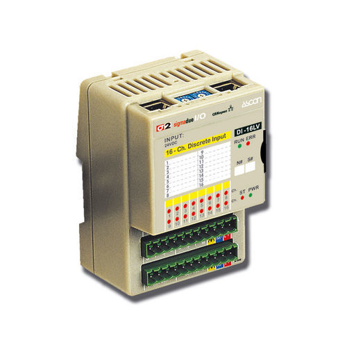 Modulo I/O digitale - DI-16LV - ASCON TECNOLOGIC - CANopen / Modbus / a 16 I
