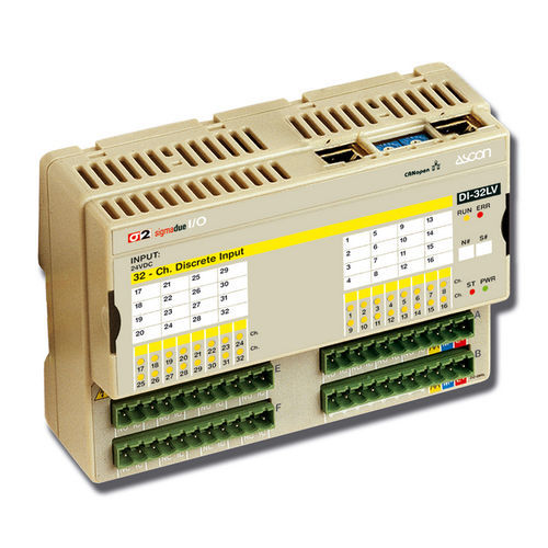 Modulo I/O digitale - DI-32LV - ASCON TECNOLOGIC - CANopen / 32 ingressi digitali / su guida DIN