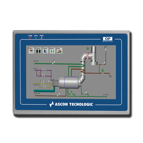 Pannello operatore con touch screen - OPMT 8071IE - ASCON TECNOLOGIC - ad incastro / 800 x 480 / TFT LCD