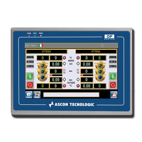 Pannello operatore con touch screen - OPMT 8090XE - ASCON TECNOLOGIC - ad incastro / 1024 x 768 / TFT LCD