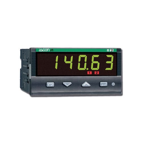 Indicatore di processo - J1 - ASCON TECNOLOGIC - universale / a 5 cifre / da montare su pannello