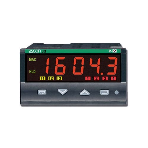 Indicatore di processo - J3 - ASCON TECNOLOGIC - universale / a 5 cifre / da montare su pannello