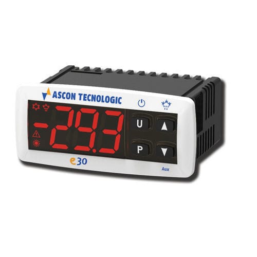 Controllore di temperatura con display digitale - E30 - ASCON TECNOLOGIC - IP65 / di refrigerazione / montato su pannello