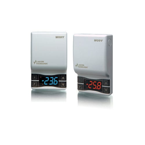Termostato NTC - W09Y - ASCON TECNOLOGIC - con relè / da parete / con sonda di temperatura