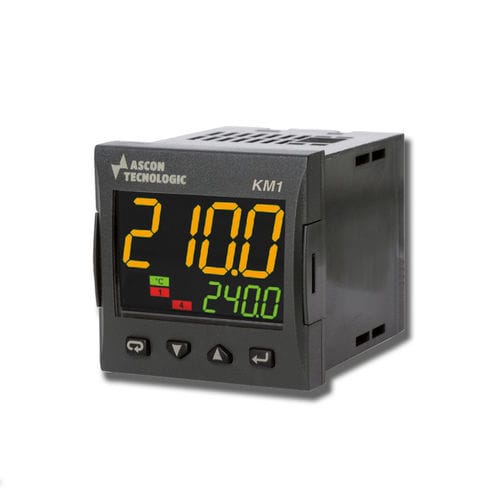 Controllore di temperatura con timer indipendente - KM1 - ASCON TECNOLOGIC - digitale / a doppio display / PID