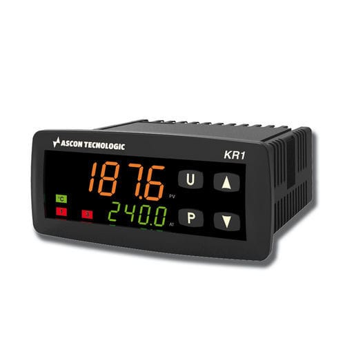Controllore di temperatura digitale - KR1 - ASCON TECNOLOGIC - con doppio display a LED / PID / programmabile