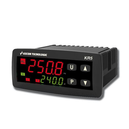 Regolatore di temperatura con doppio display a LED - KR5 - ASCON TECNOLOGIC - PID / programmabile / UL