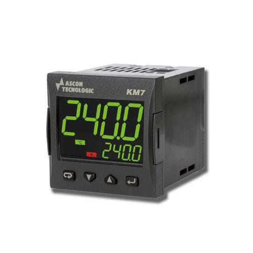 Controllore di temperatura con doppio display a LED - KM7 - ASCON TECNOLOGIC - PID / programmabile / UL