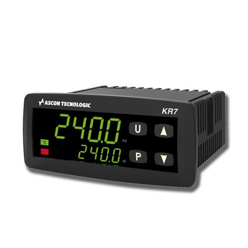 Controllore di temperatura con doppio display a LED - KR7 - ASCON TECNOLOGIC - programmabile / UL / RS-485