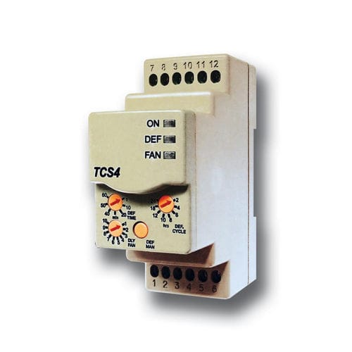 Temporizzatore elettronico - TCS4 - ASCON TECNOLOGIC - su guida DIN / per sistema di refrigerazione