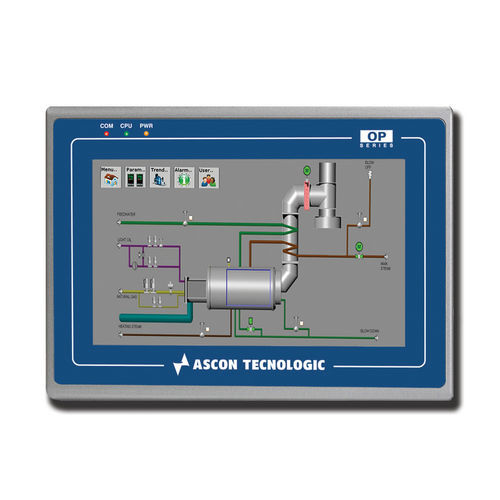 Pannello operatore con touch screen resistivo - OPMT 8072IP - ASCON TECNOLOGIC - ad incastro / 800 x 480 / Dual Core