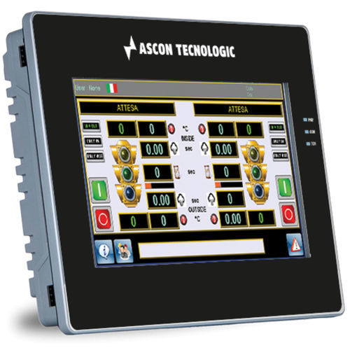 Pannello operatore con touch screen resistivo - PM 76 - ASCON TECNOLOGIC - ad incastro / 800 x 480 / ARM Cortex
