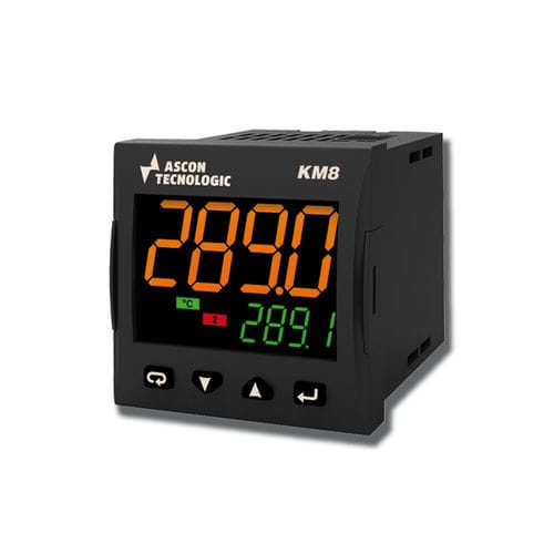 Controllore di temperatura con display digitale - KM8 - ASCON TECNOLOGIC - UL / IP65 / montato su pannello