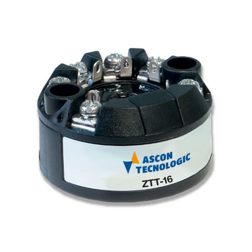Trasmettitore di temperatura su testa di sonda - ZTT-16 - ASCON TECNOLOGIC - Pt100 / Pt1000 / Pt500