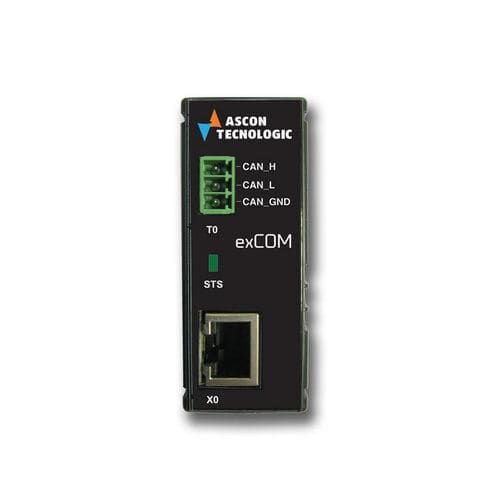 Modulo di comunicazione CANopen - exCOM - ASCON TECNOLOGIC - programmabile