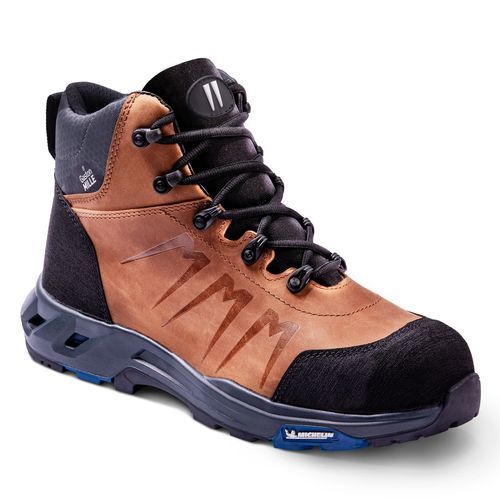 Scarpe antinfortunistiche per cantiere - TOP ADDICT BROWN - Gaston MILLE - antiscivolo / a tenuta stagna / antiperforazione