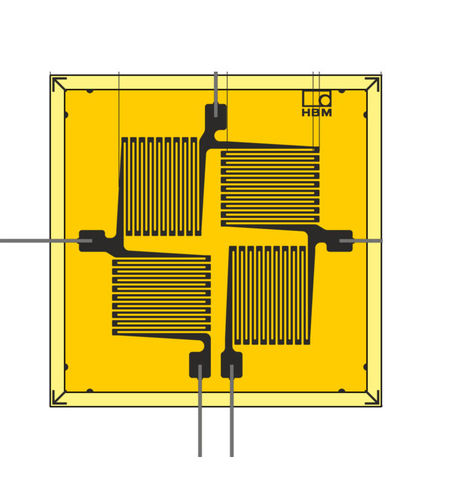 Ponte estensimetrico a resistenza - VY series  - HBM Test and Measurement - a rosetta / per analisi degli sforzi / ponte completo