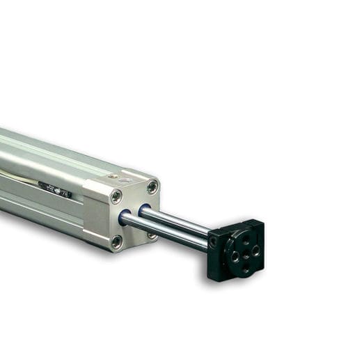 Cilindro pneumatico - T series - Farbo - a pistone magnetico / a doppio stelo / in alluminio