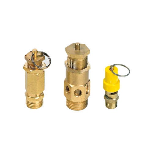 Valvola di sicurezza per aria compressa - 2.8M0002 - Farbo - in ottone / Viton® / per gas di scarico