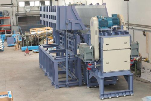 Trituratore monoalbero - EWS-R - HERBOLD Meckesheim - per legno / per cartone / di pneumatici